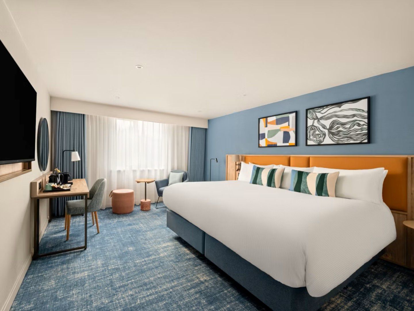 A bedroom at voco Letchworth Hall